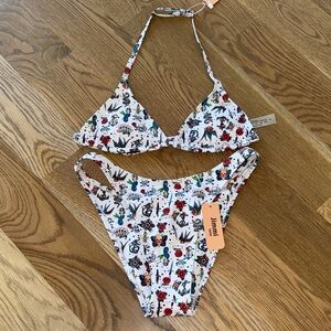 Jimmi Swim Skull Bikini NWT